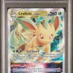 2023 Pokemon Crown Zenith Leafeon Vstar #014 - PSA 8