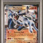 2015 Pokemon Ancient Origins - Machamp EX #37 - PSA 8