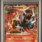 2015 Pokemon XY M Houndoom EX #22 Breakthrough - PSA 9